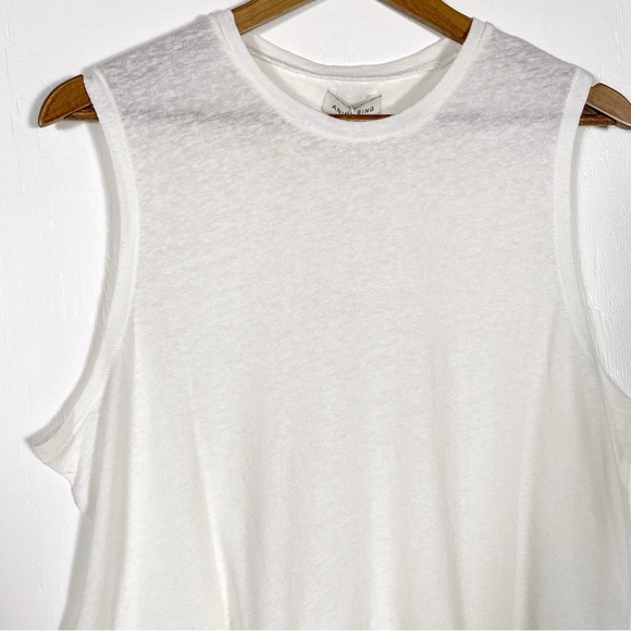 Anine Bing White Issac Tee - Picture 3 of 7